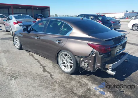 2014 Infiniti Q50 Premium z USA, uszkodzony, nr VIN JN1BV7AP3EM680025